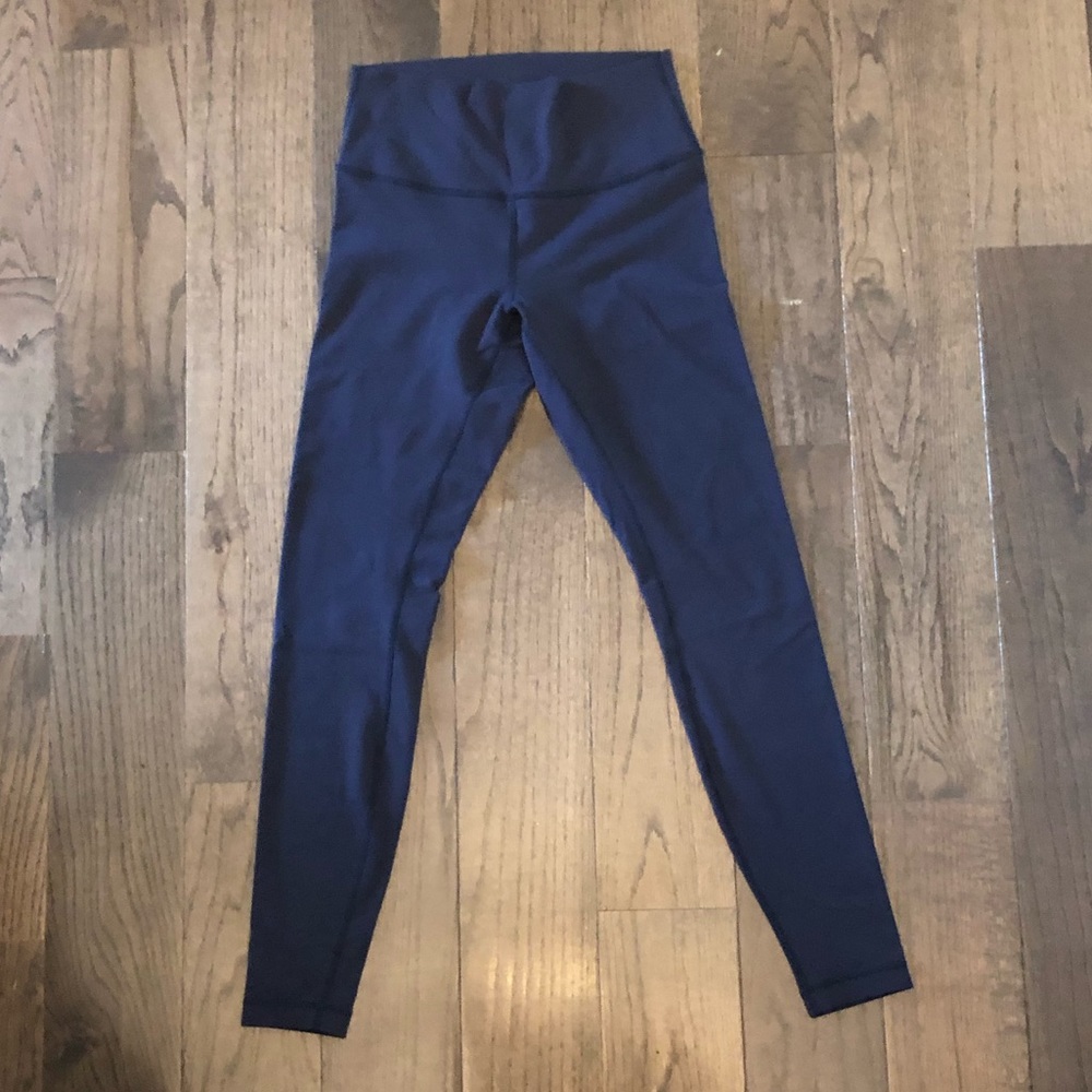 GUC Lululemon Wunder Under Hi-Rise Pants 28” Navy